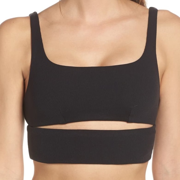 ALO Slit Yoga Bra - Picture 1 of 6